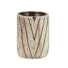 3408 Ceramic Toscano Lono Tiki Mug 450ml - Light & Coffee Brown - 2
