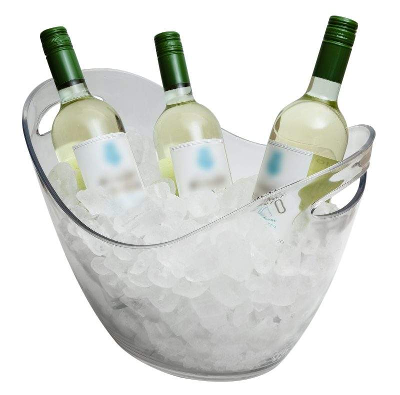 8ltr Clear Plastic Wine Cooler 3