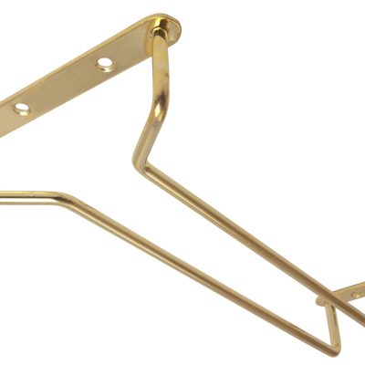 3691BR Glass Hanger 10Inch BRASS