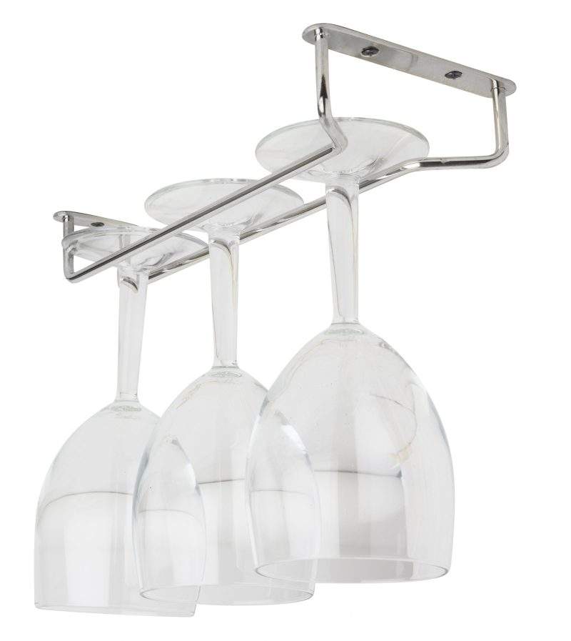 3691CR Glass Hanger 10Inch - CHROME