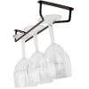 3691RU 10inch Glass Hanger Rustic Finish - with glasses (not included)
