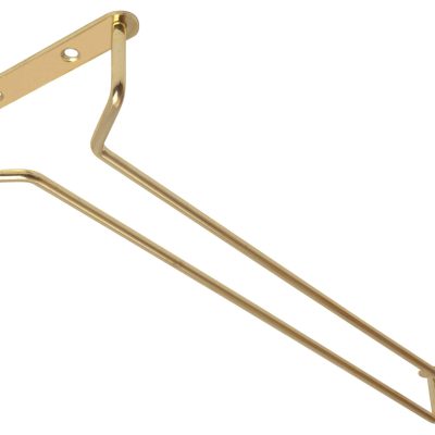 3692BR Glass Hanger 16Inch BRASS