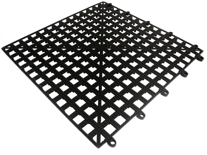 Bar Shelf Tile - BLACK 13 x 13 inch