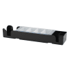 Black Bar Centre with 4 compartments and lid closed