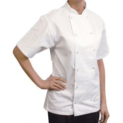 Danny White Short Sleeve Chef Jacket