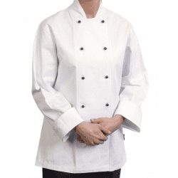 Ladies Executive Long Sleeve White Chef Jacket