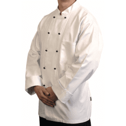 Laval Long Sleeve White Chef Jacket