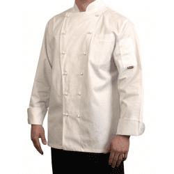 Le Royal Long Sleeve White Chef Jacket