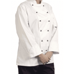 Marseille Long Sleeve White Chef Jacket