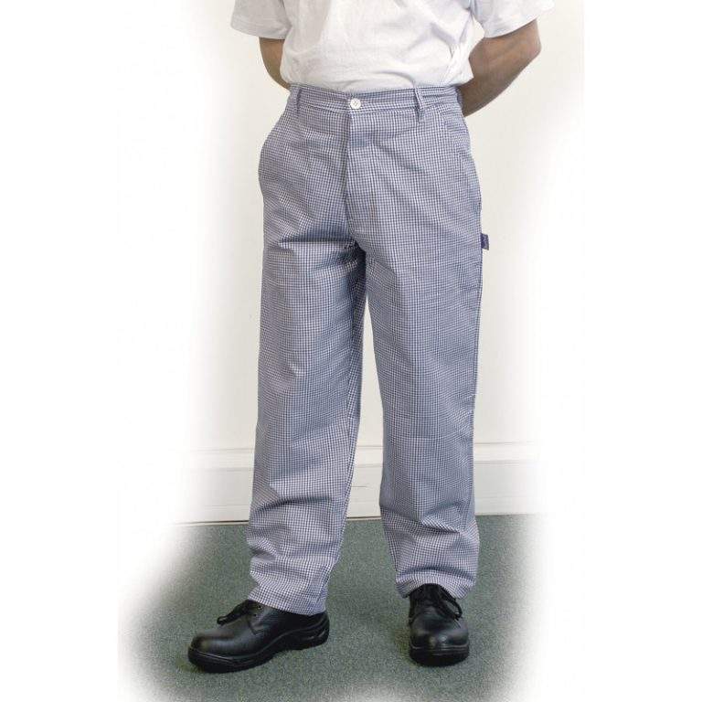 Mens classic chef trousers