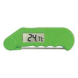 gourmet folding probe thermometer green