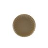 Terra Matt Grey Scalloped Coupe Plate 20.3cm