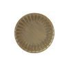 Terra Matt Grey Scalloped Coupe Plate 26cm