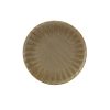 Terra Matt Grey Scalloped Coupe Plate 26cm