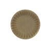 Terra Matt Grey Scalloped Coupe Plate 26cm