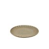 Terra Matt Grey Scalloped Coupe Plate 26cm