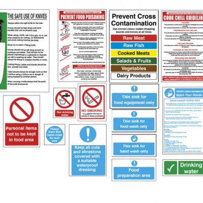 Food Preparation Sign Pack