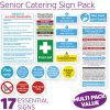 Senior Catering Sign Pack