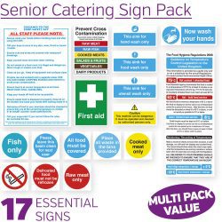 Senior Catering Sign Pack