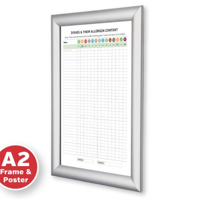 Allery awareness a2 poster frame