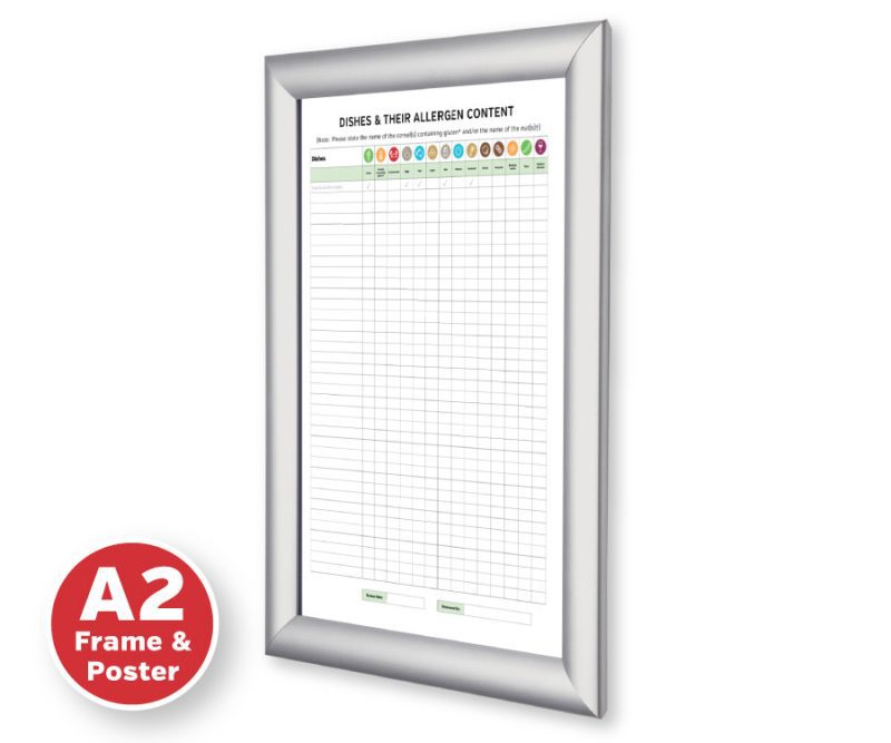 Allery awareness a2 poster frame