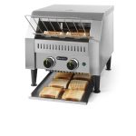 Hendi Conveyor Toaster with perfectly cooked toast