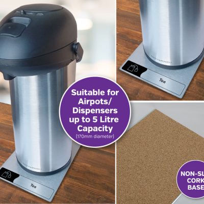 Silver Airpot Mat - Tea
