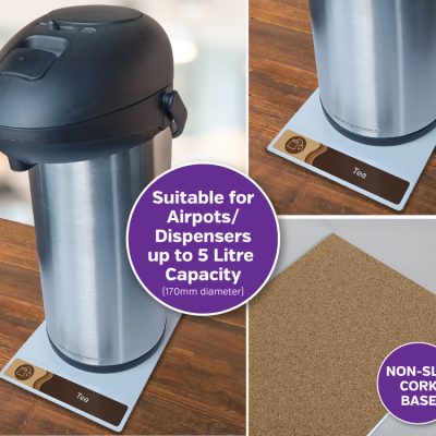 White Airpot Mat - Tea