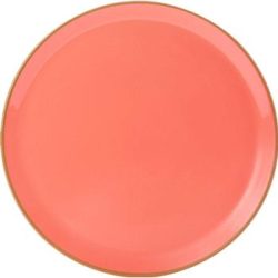 Coral Pizza Plate 12-5 Inch