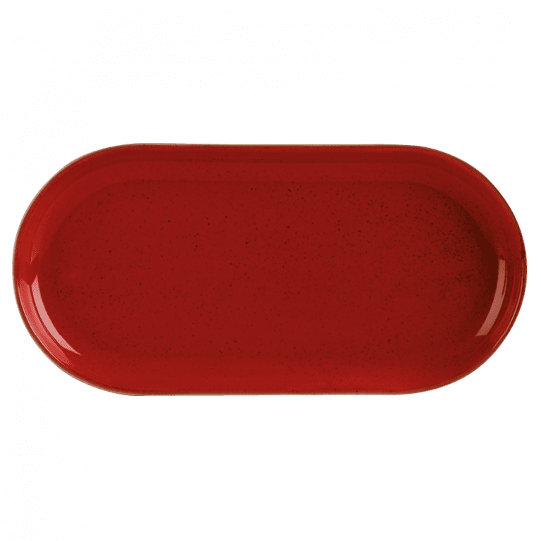 Magma Narrow Oval Plate 32 x 20cm