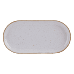 Stone Narrow Oval Plate 32 x 20