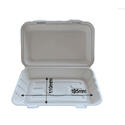Bagasse Fish and Chip Clamshell Medium