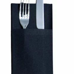 Black Napkin - Cutlery Pouch