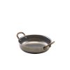 Vintage Steel Round Dish 13.5 x 3.75cm