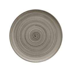 Flat Coupe Plate ceramica Wood 28cm