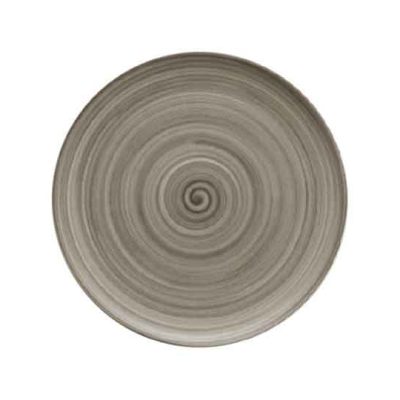 Flat Coupe Plate ceramica Wood 28cm