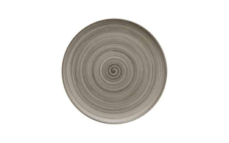Flat Coupe Plate ceramica Wood 28cm