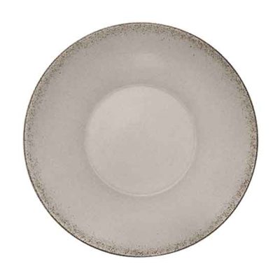 Deep Coupe Plate Natural Grey