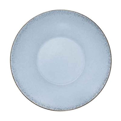 Deep Coupe Plate Natural Blue