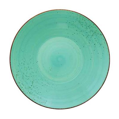 Deep Coupe Plate Rustic Lagoon 24cm