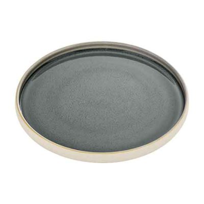 Nara Grey Flat Round Plate 27cm