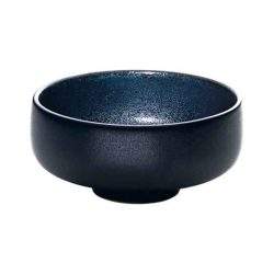 Nara Black Round Bowl 21cm