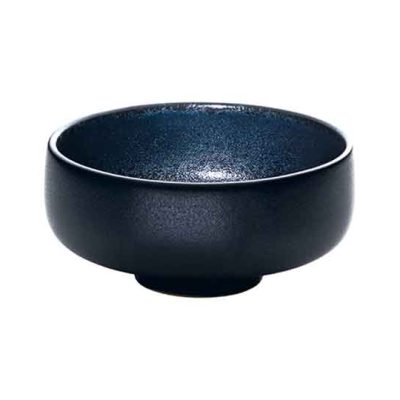 Nara Black Round Bowl 21cm