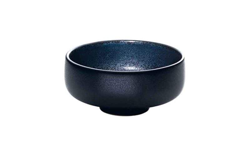 Nara Black Round Bowl 21cm