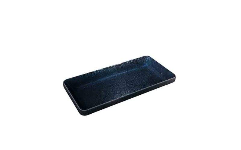 Nara Black relief Rectangular Platter