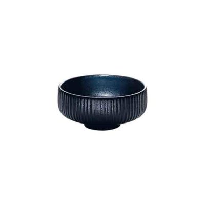 Nara Black relief Dip Dish