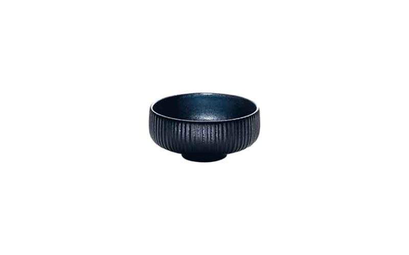 Nara Black relief Dip Dish