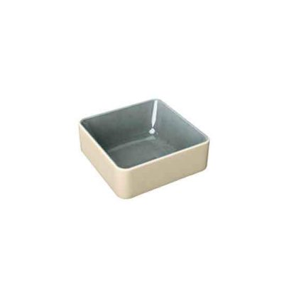 Nara Grey Deep Square Bowl