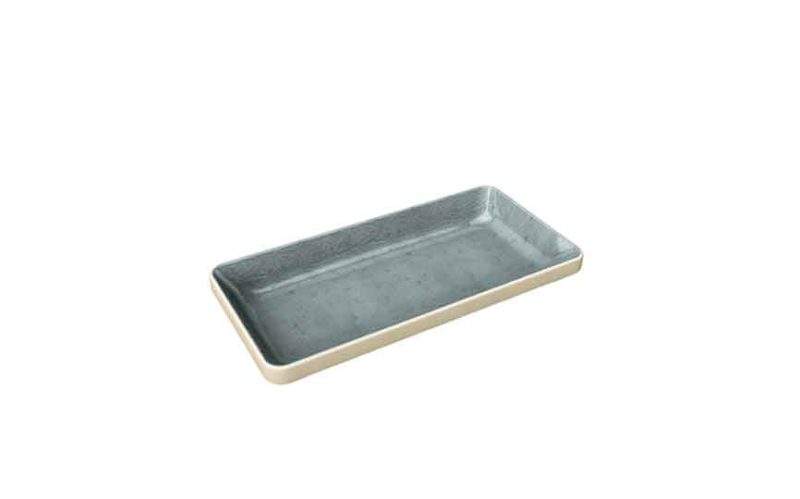 Nara Grey Flat Rectangular Bowl