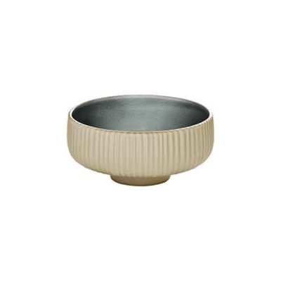 Grey Relief Round Bowl 12cm